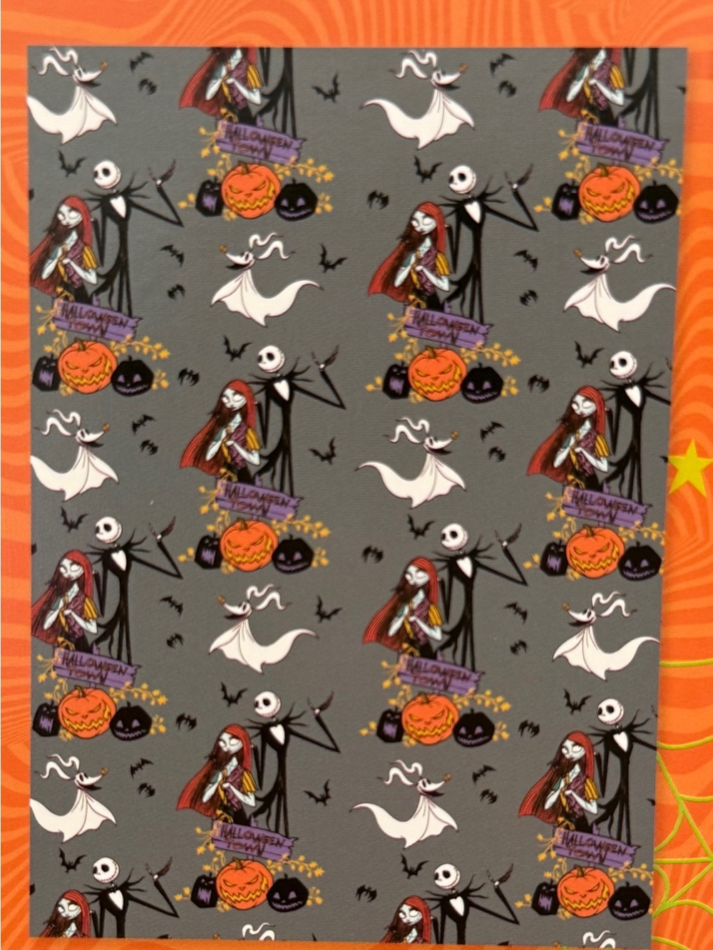 The Nightmare Before Christmas Halloween Throw Blanket 50”x 70” - Picture 4 of 4